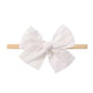 Lace Bow on Nylon Headband