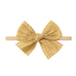 Lace Bow on Nylon Headband
