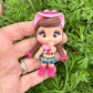 Custom Cow Girl Clay Bow