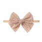 Lace Bow on Nylon Headband