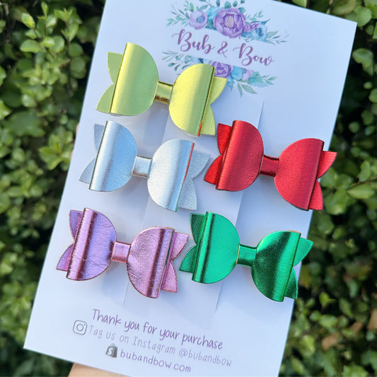 Metallic Mini Beauty Bow Set