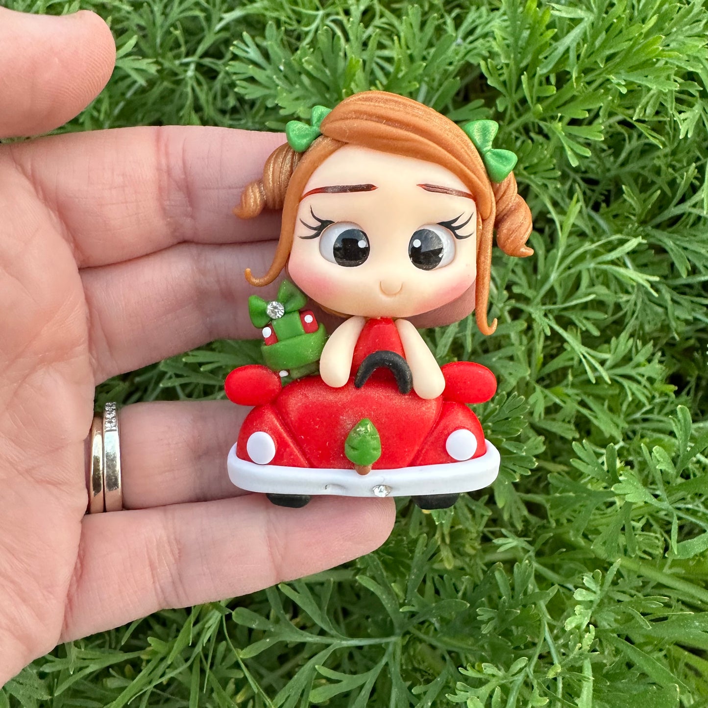 Custom Christmas Clay Bow