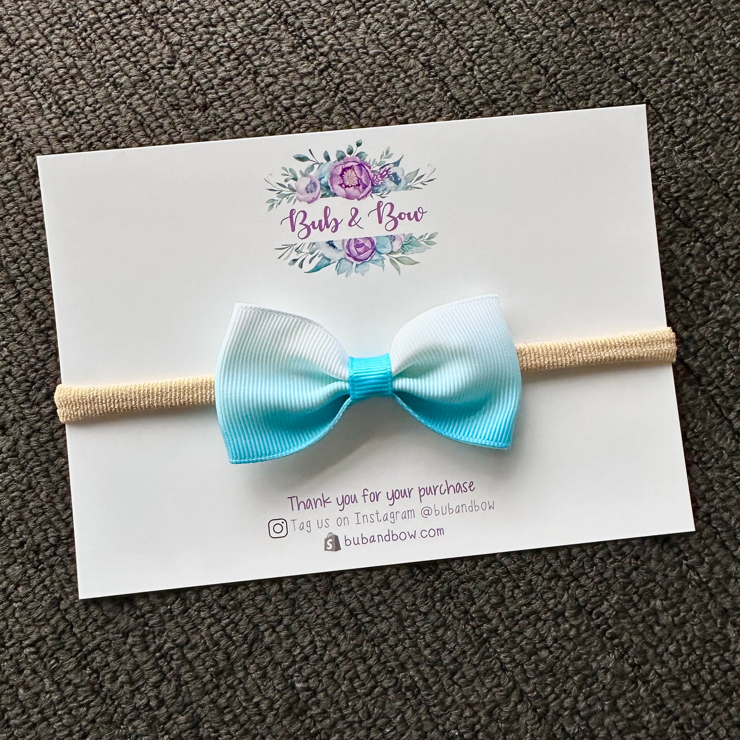 Ribbon Bow Nylon Headband