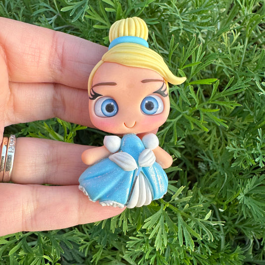 Custom Princess Clay Bow