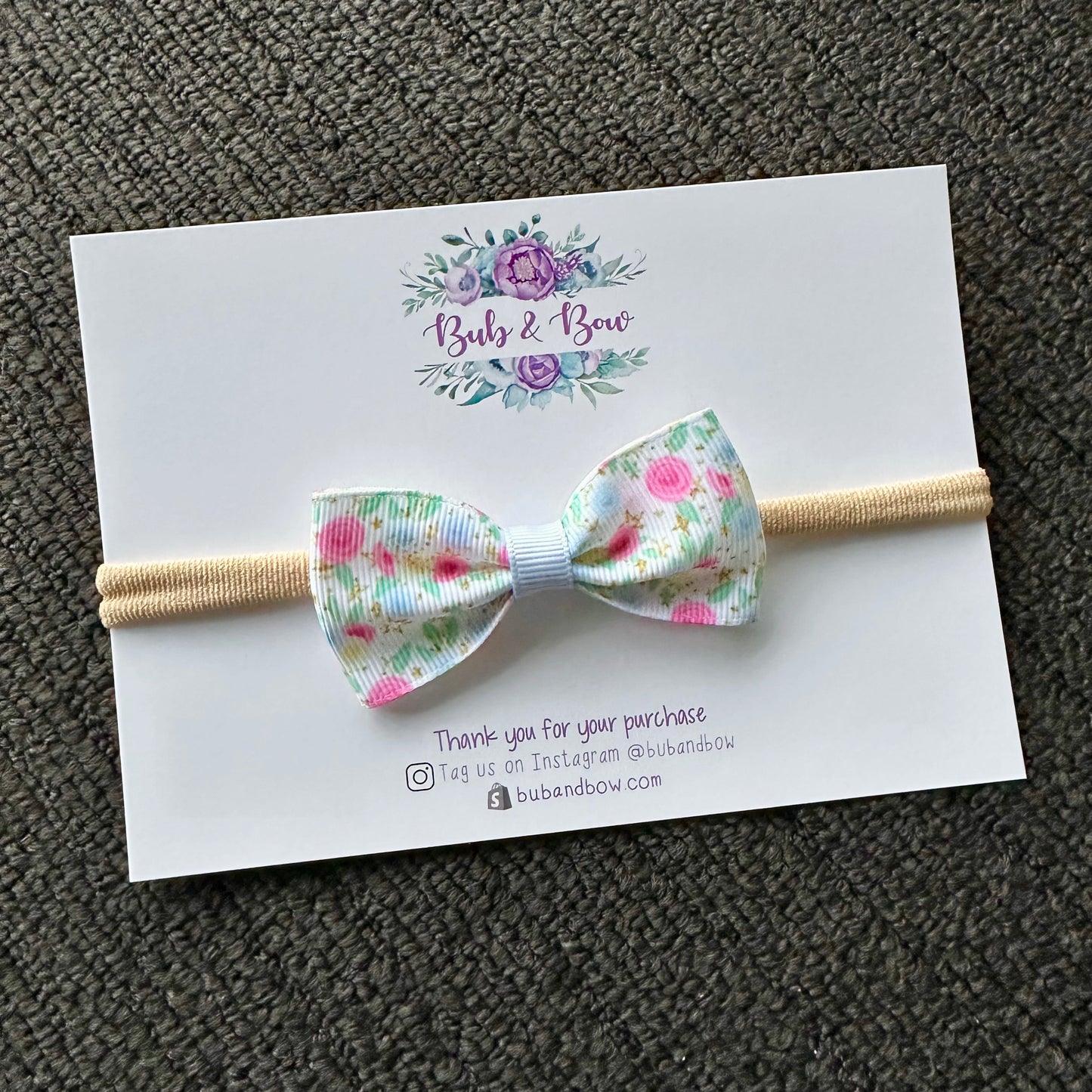 Ribbon Bow Nylon Headband