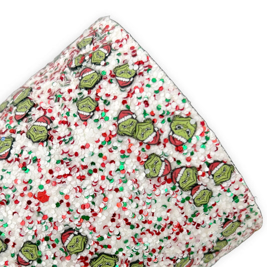 Green Christmas Monster Glitter
