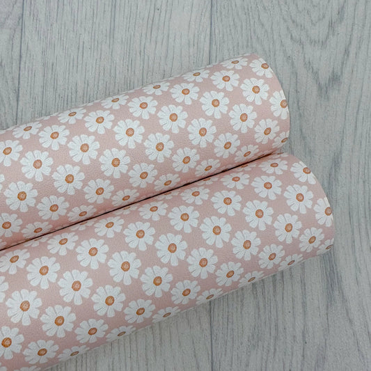 Daisy Boho Blooms Printed Leather