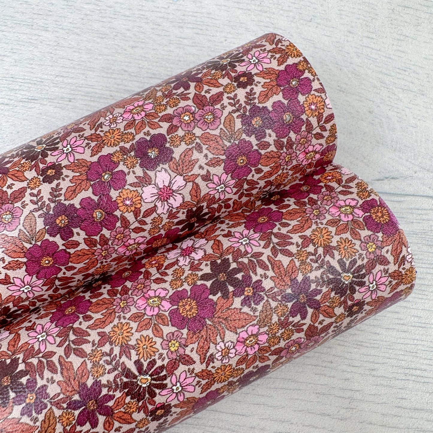 Ditsy Plum Autumn Floral