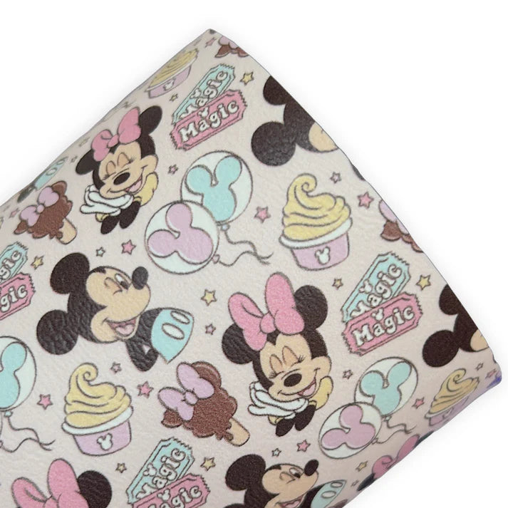 Mouse Magic Printed Faux Leather