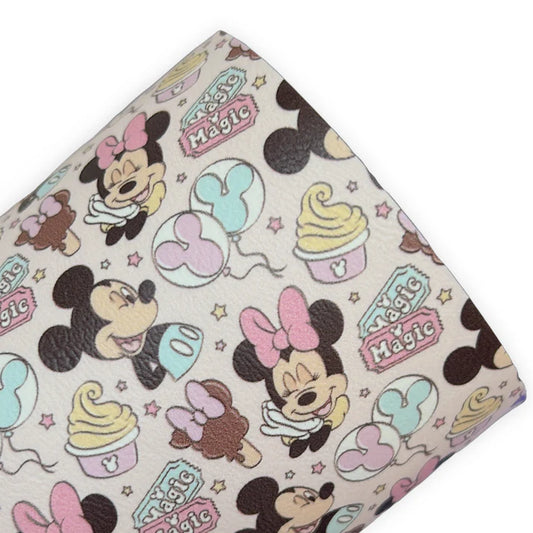 Mouse Magic Printed Faux Leather