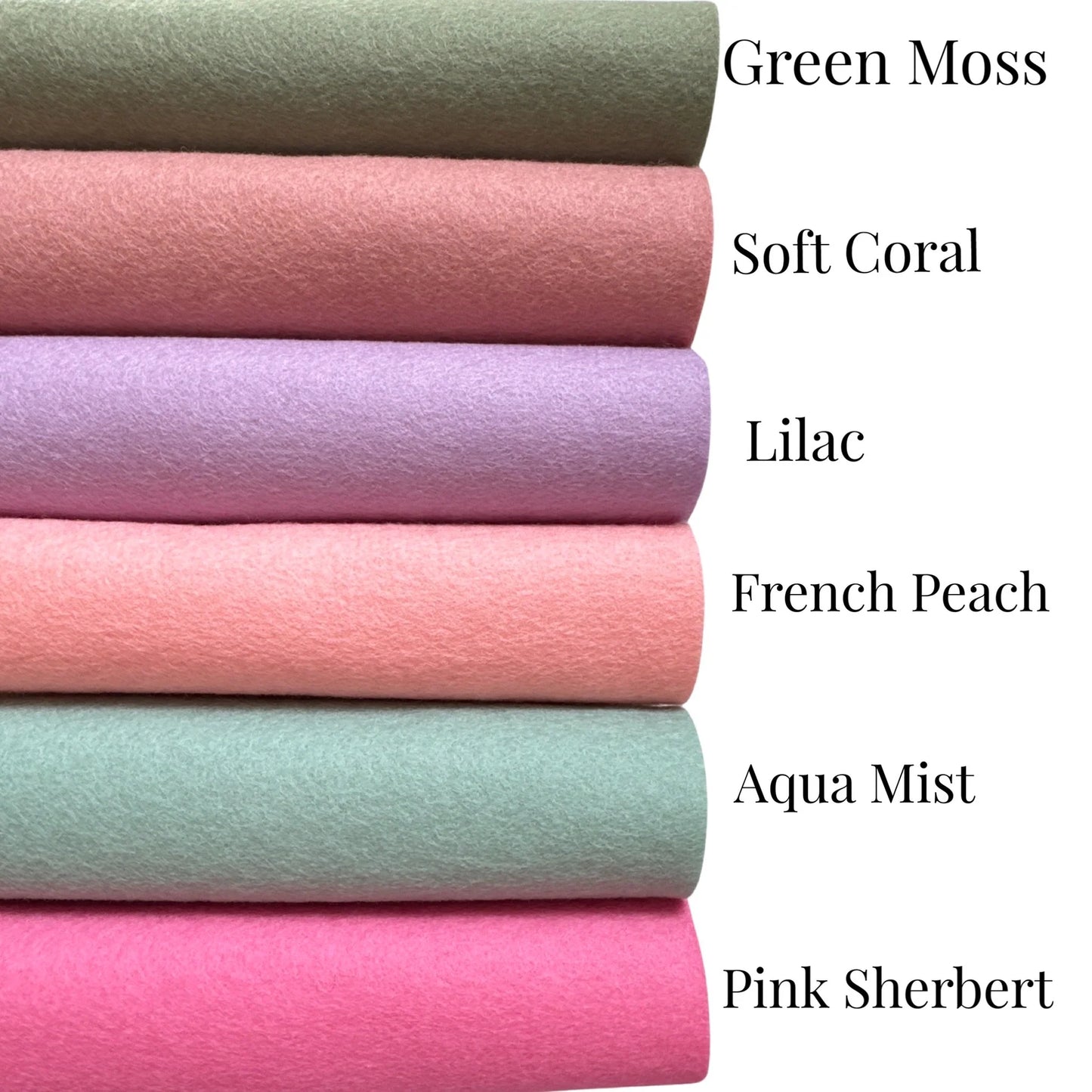Limited Edition Mini Felt Bloom Set of 5