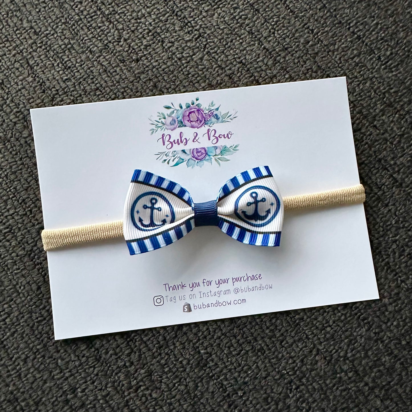 Ribbon Bow Nylon Headband