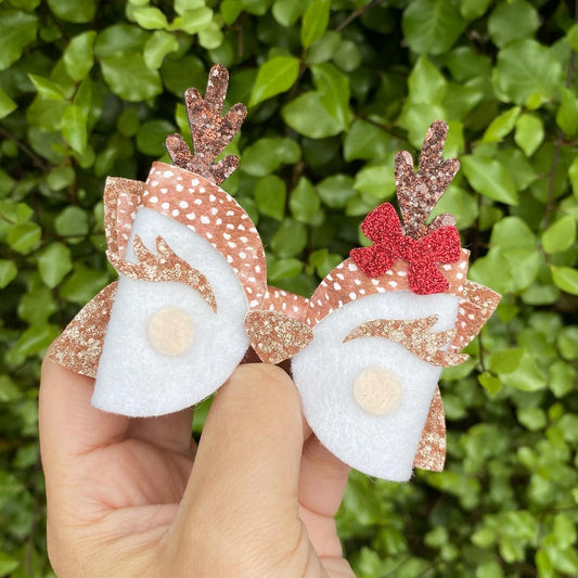 Dasher Reindeer Bow (Red Bow)