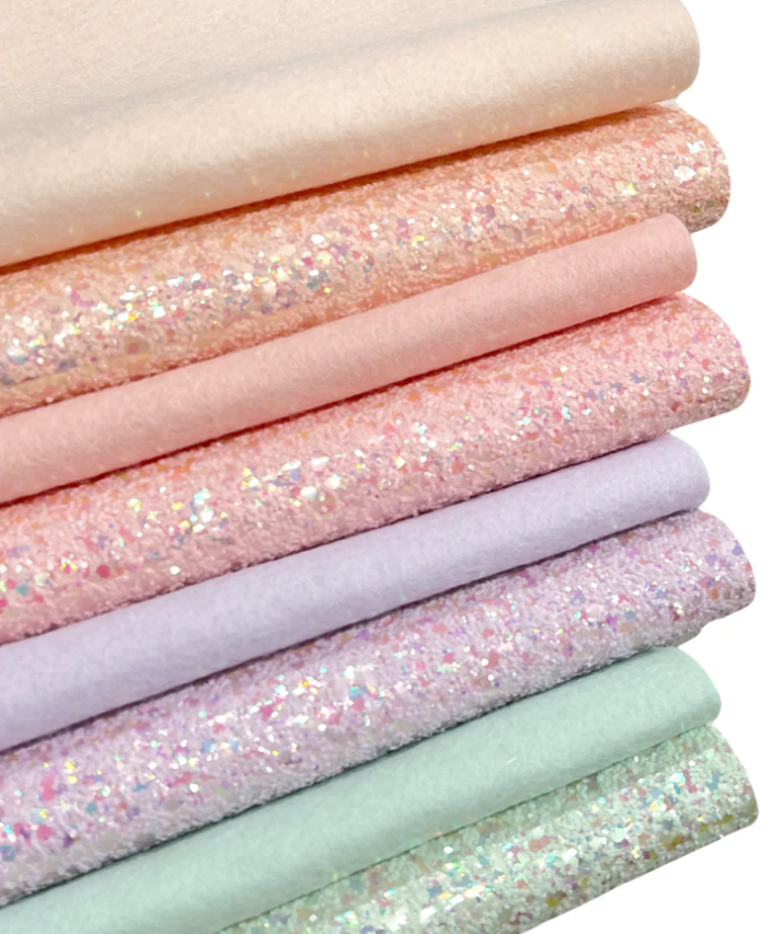 Franchi Fancy Felt/ Glitter Bow (Green)