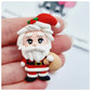 Custom Red Santa Clay Bow