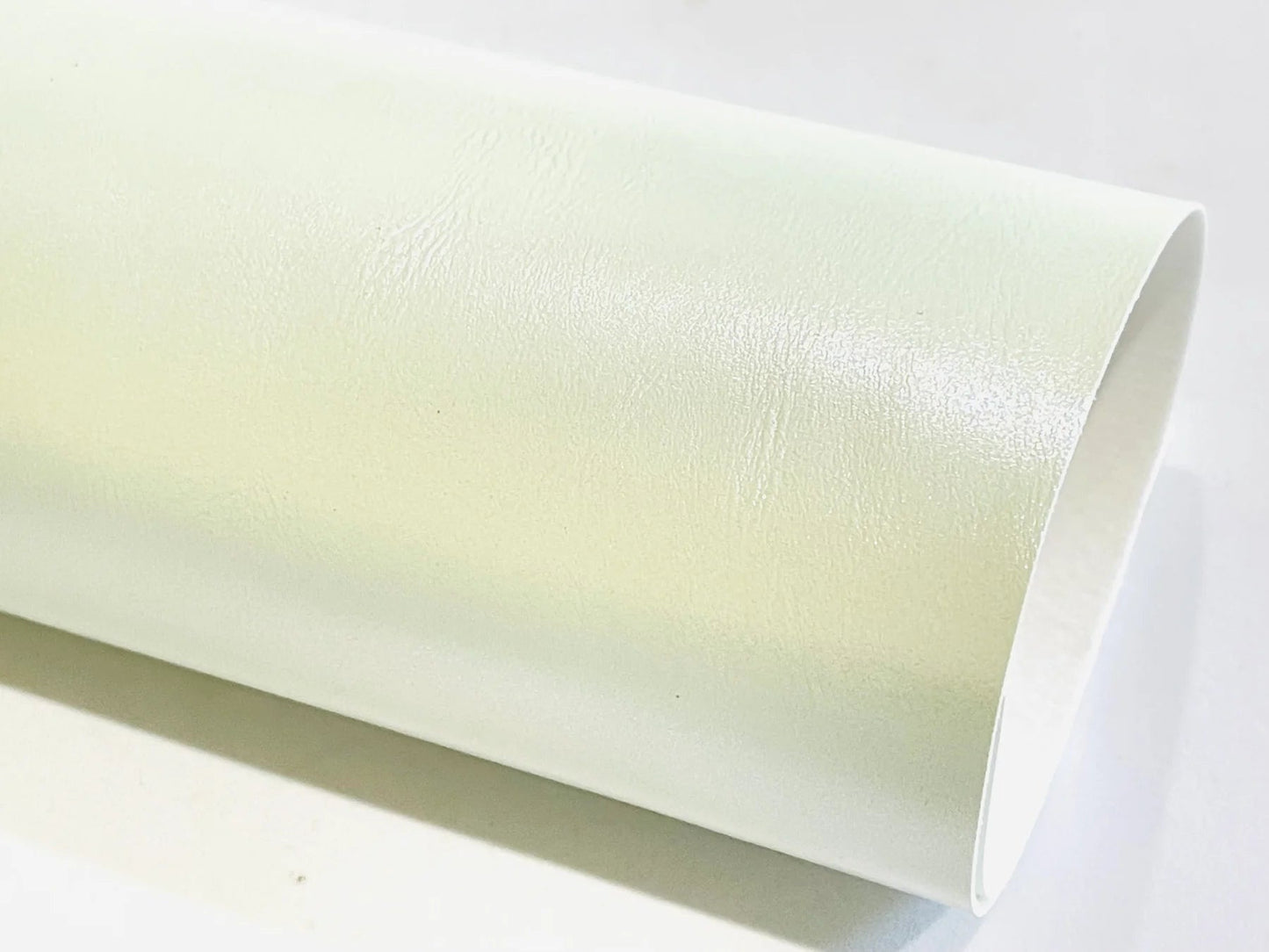 Honeydew Pearl Smooth Faux Leatherette