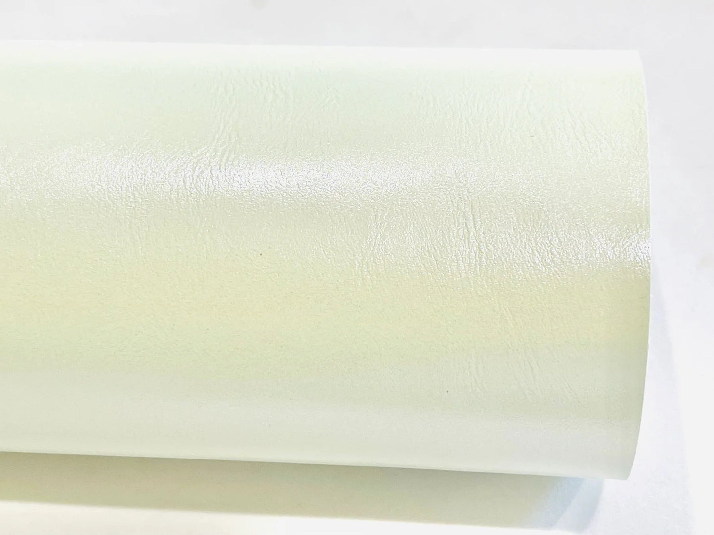 Honeydew Pearl Smooth Faux Leatherette