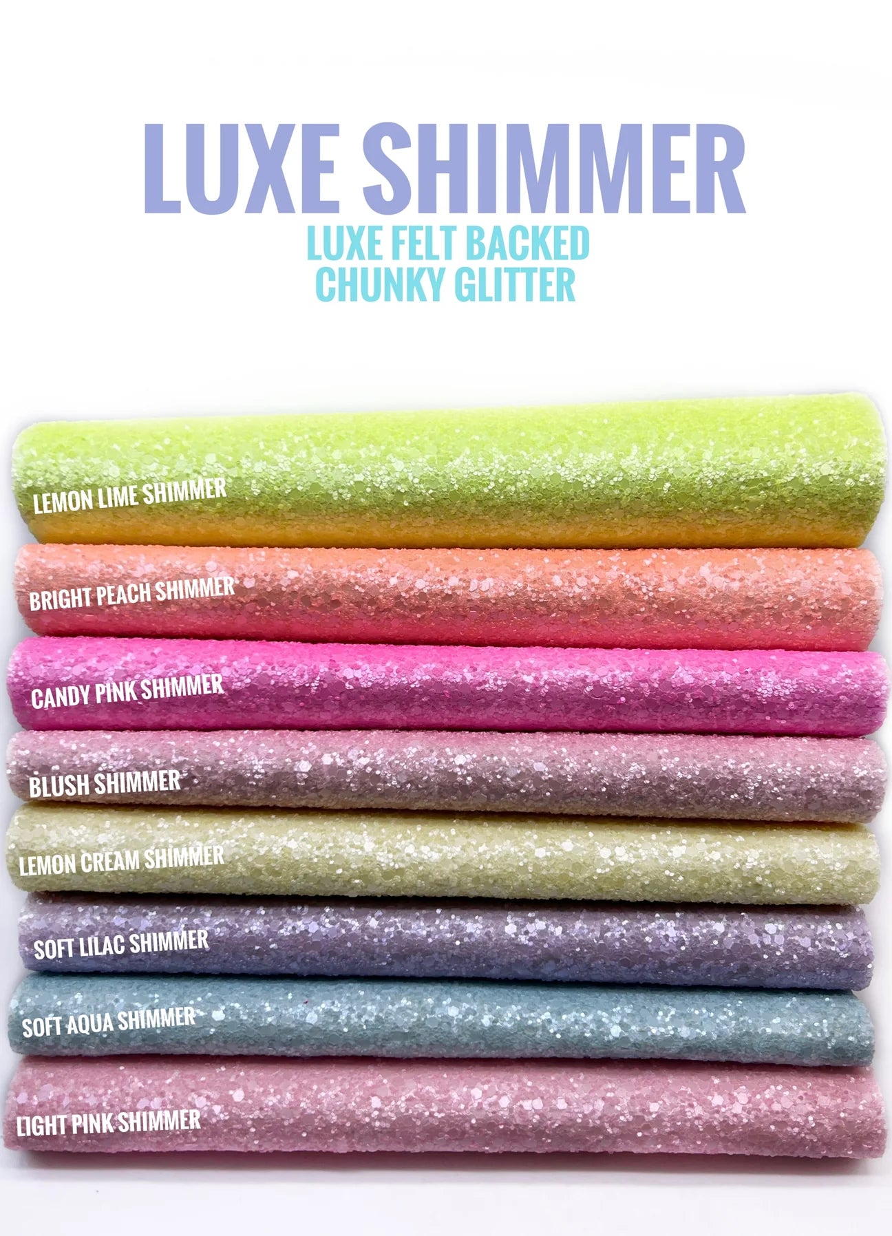 Luxe Shimmer Candy Pink Glitter