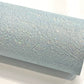 Duck Egg Pastel Pearl Floral Embossed Leatherette