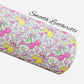 Lemon Cherry Ribbons Smooth Leatherette