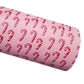Pink Candy Canes Leatherette
