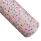 Pink Rainbow Dots Chunky Glitter