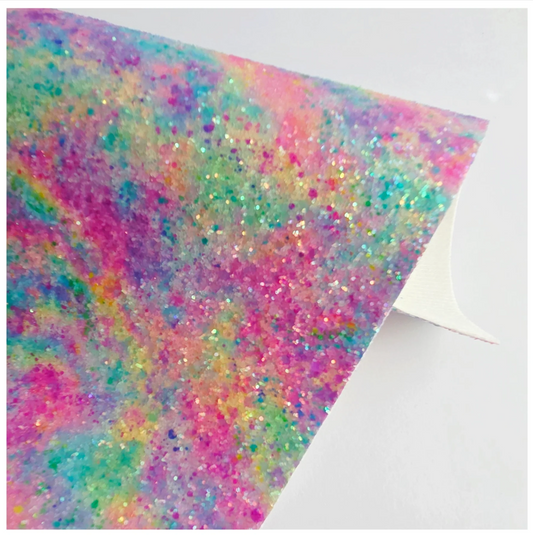 Watercolour Rainbow Chunky Glitter
