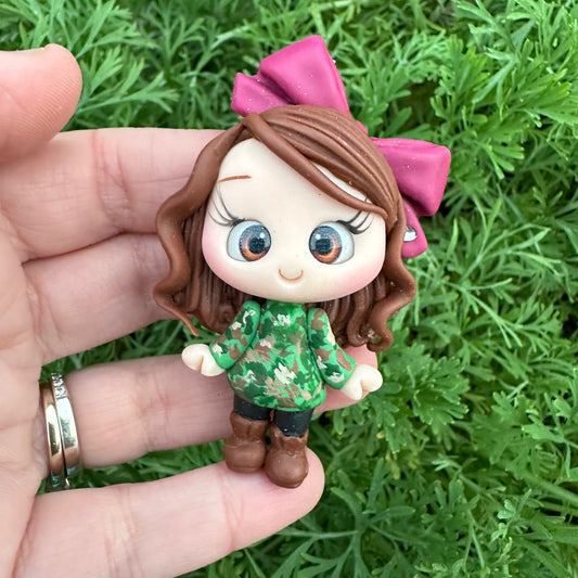 Custom Girl Clay Bow