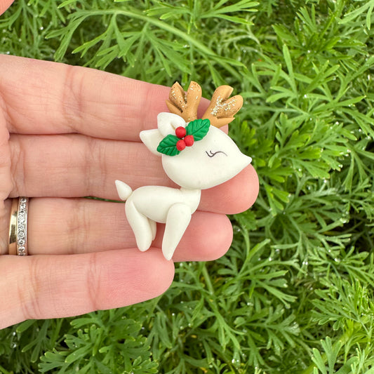 Custom Reindeer Clay Bow