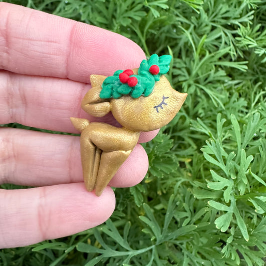 Custom Christmas Clay Bow
