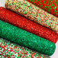 Jingle Bells Gold Chunky Glitter