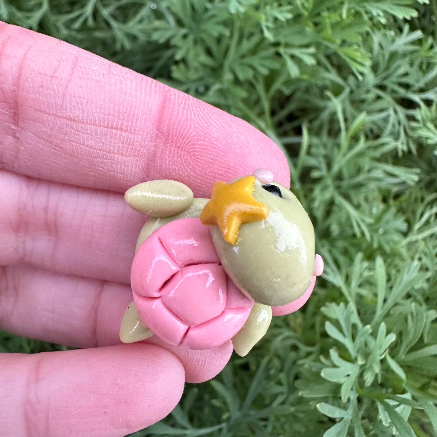 Custom Turtle Clay Bow