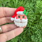 Custom Christmas Santa Clay Bow