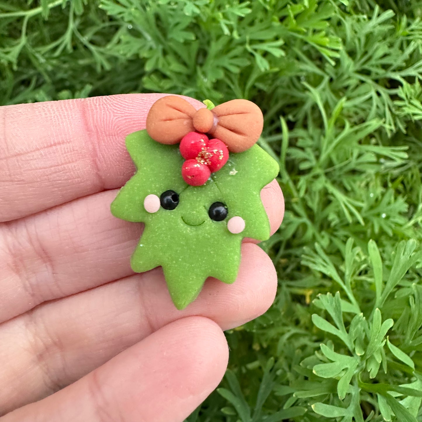 Custom Christmas Clay Bow