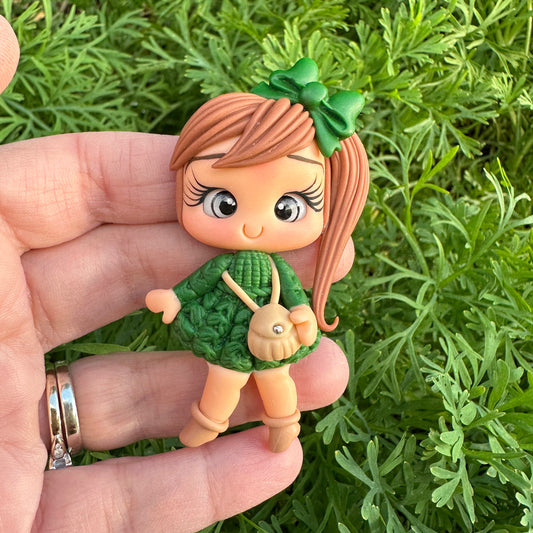 Custom Girl Clay Bow
