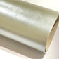 Silver Green Vine Pearl Smooth Faux Leatherette
