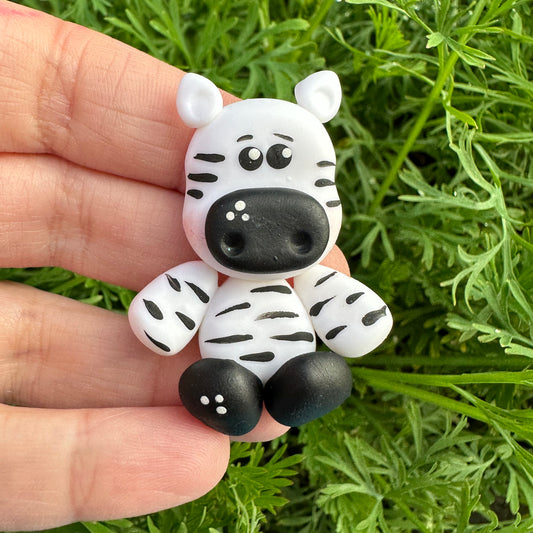 Custom Zebra Clay Bow