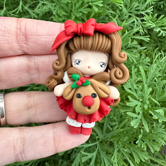 Custom Christmas Clay Bow