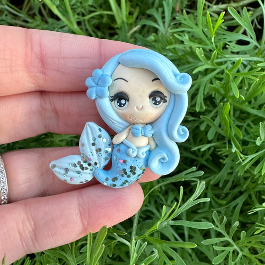 Custom Mermaid Clay Bow