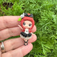 Custom Floral Ballerina Clay Bow