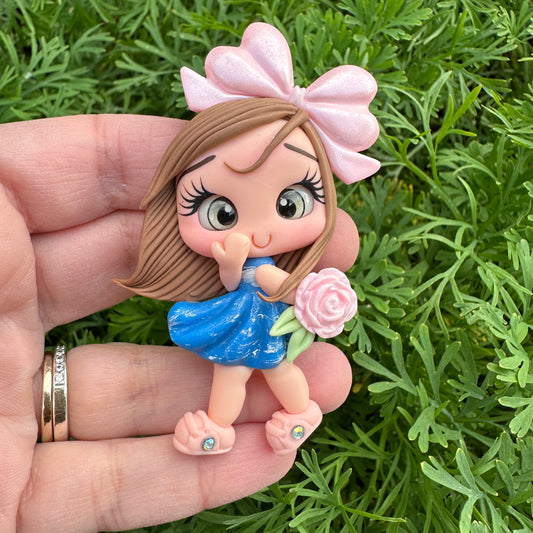 Custom Girl Clay Bow
