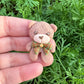 Custom Christmas Teddy Clay Bow