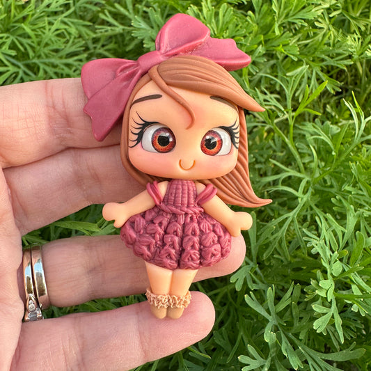 Custom Girl Clay Bow
