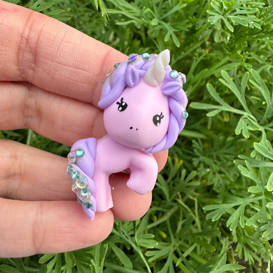 Custom Unicorn Clay Bow
