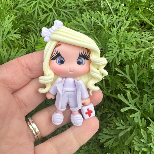 Custom Medical Girl Clay Bow
