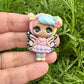 Custom Fairy Girl Clay Bow
