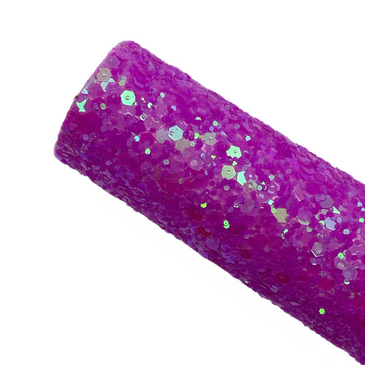 Magenta Iridescent Sparkle Chunky Glitter