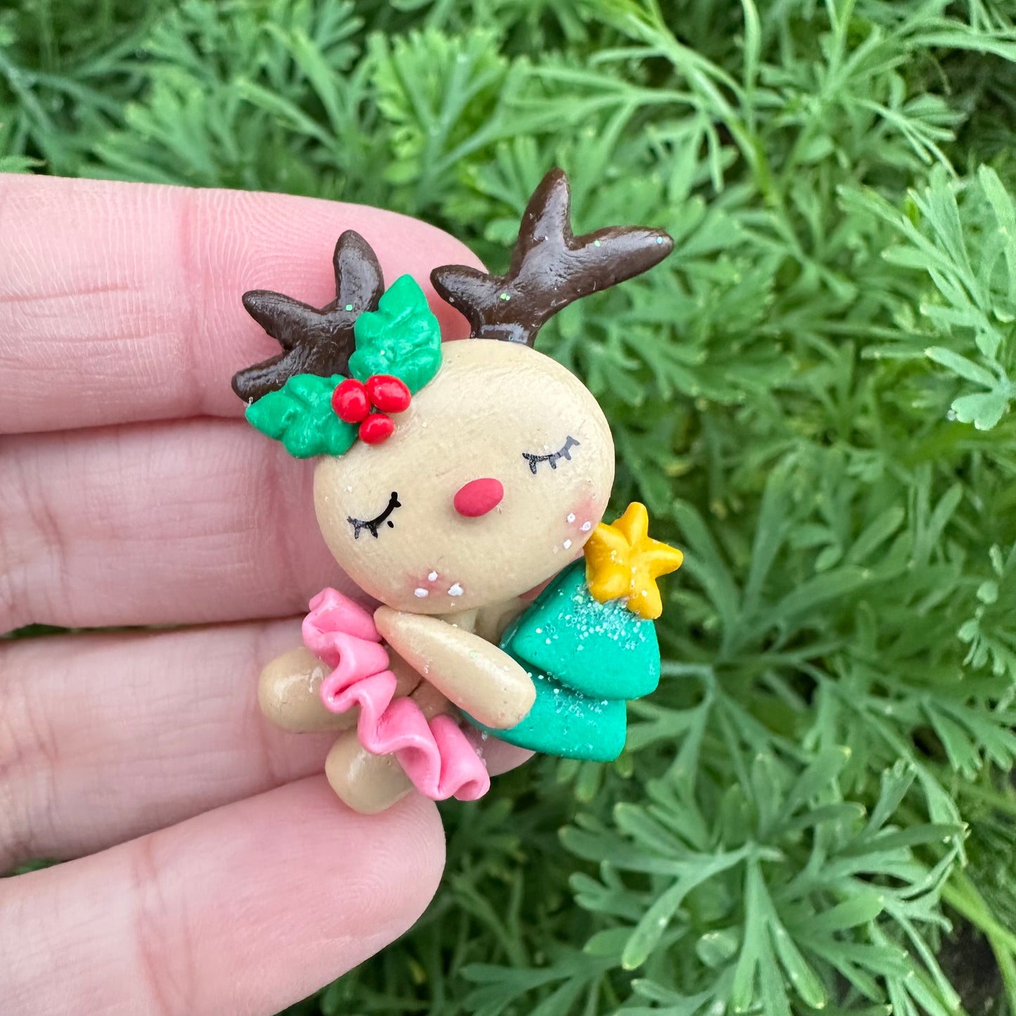 Custom Christmas Clay Bow