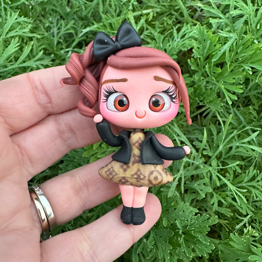 Custom Designer Girl Clay Bow