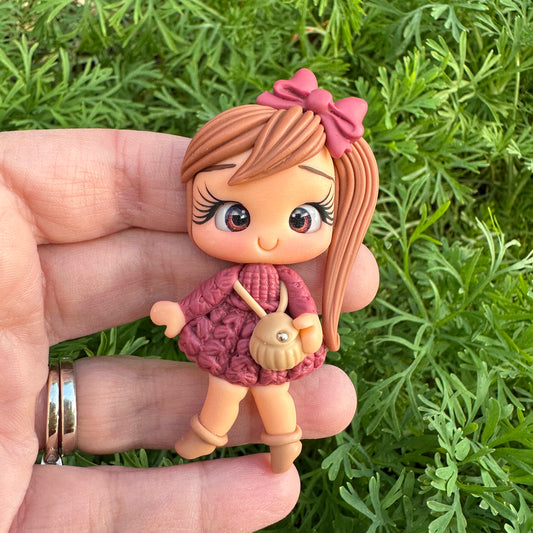 Custom Girl Clay Bow